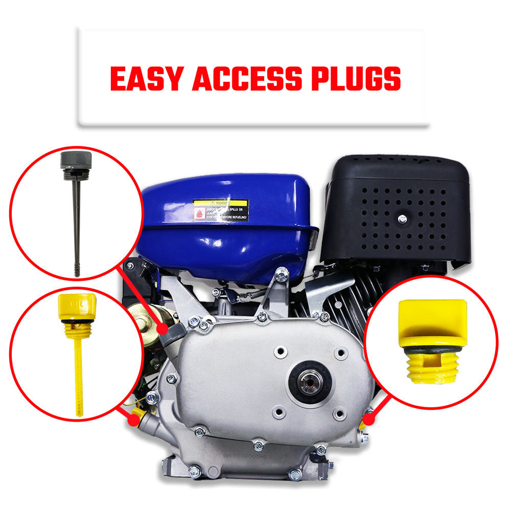 13HP OHV Petrol Engine Stationary Motor Hori. Shaft Electric Start Part No.: SPE13 C26