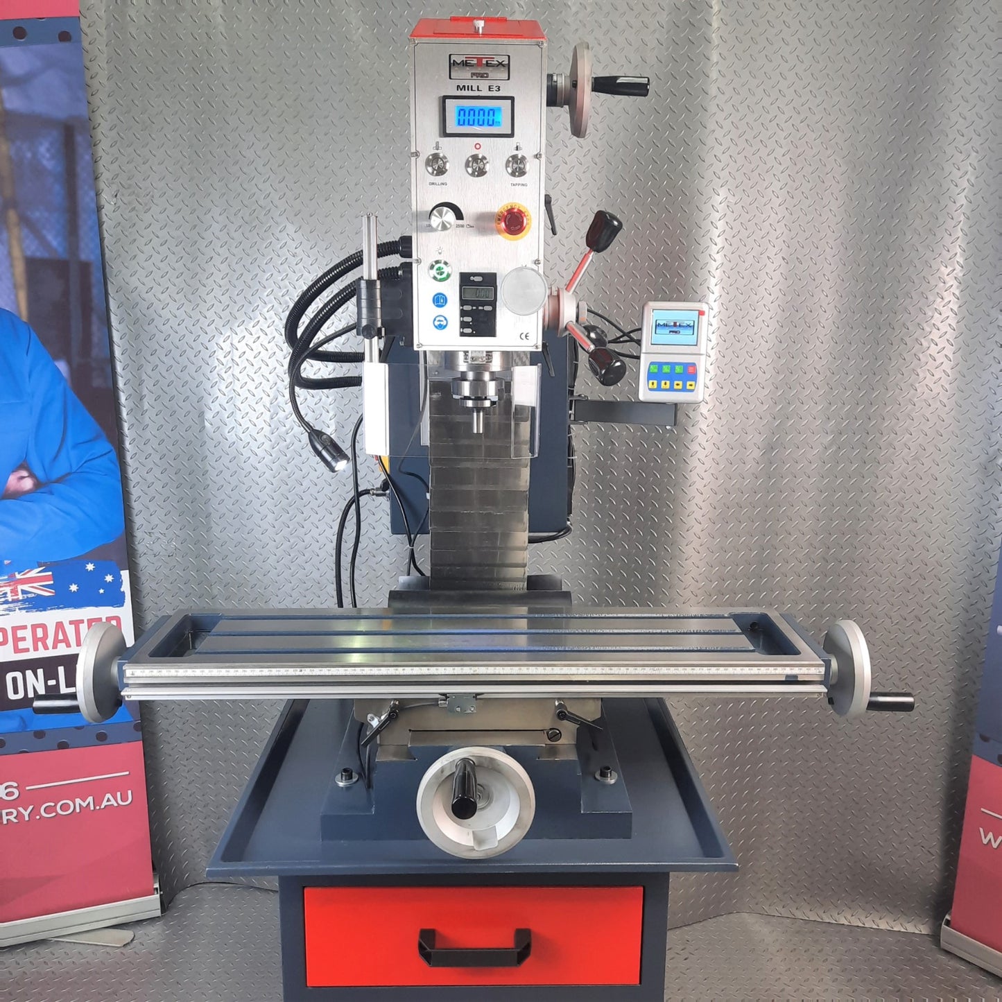 Milling Machine Direct Drive Variable Speed 1500w Motor Part No.: SMILL-E3 C4