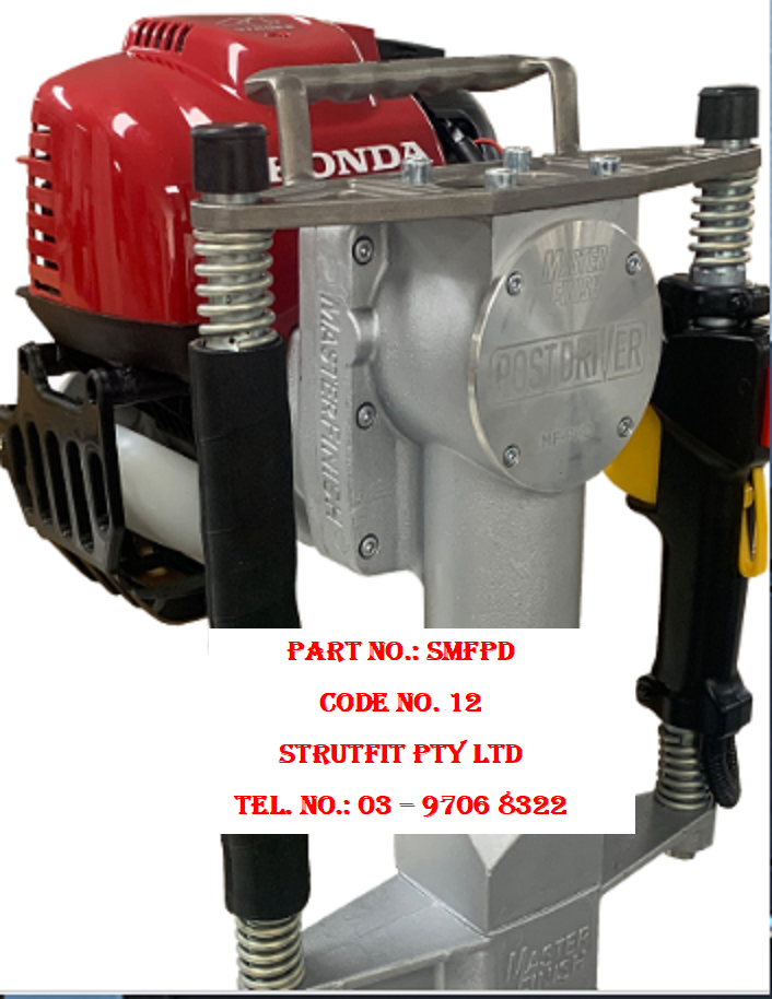 POST DRIVER MASTERFINISH 1720 blows p.m. 4-stroke Honda eng Part No.: SMFPD C12