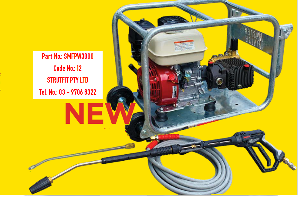 PRESSURE WASHER – Masterfinish 3000PSI Part No.: SMFPW3000 Code 12