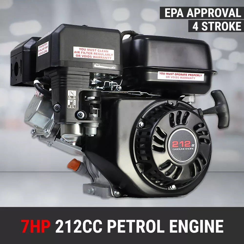 Rato 7HP Petrol Engine 4 Stroke Horiz Shaft Recoil Start OHV Stationary Mot Part No. SRPE7 C26