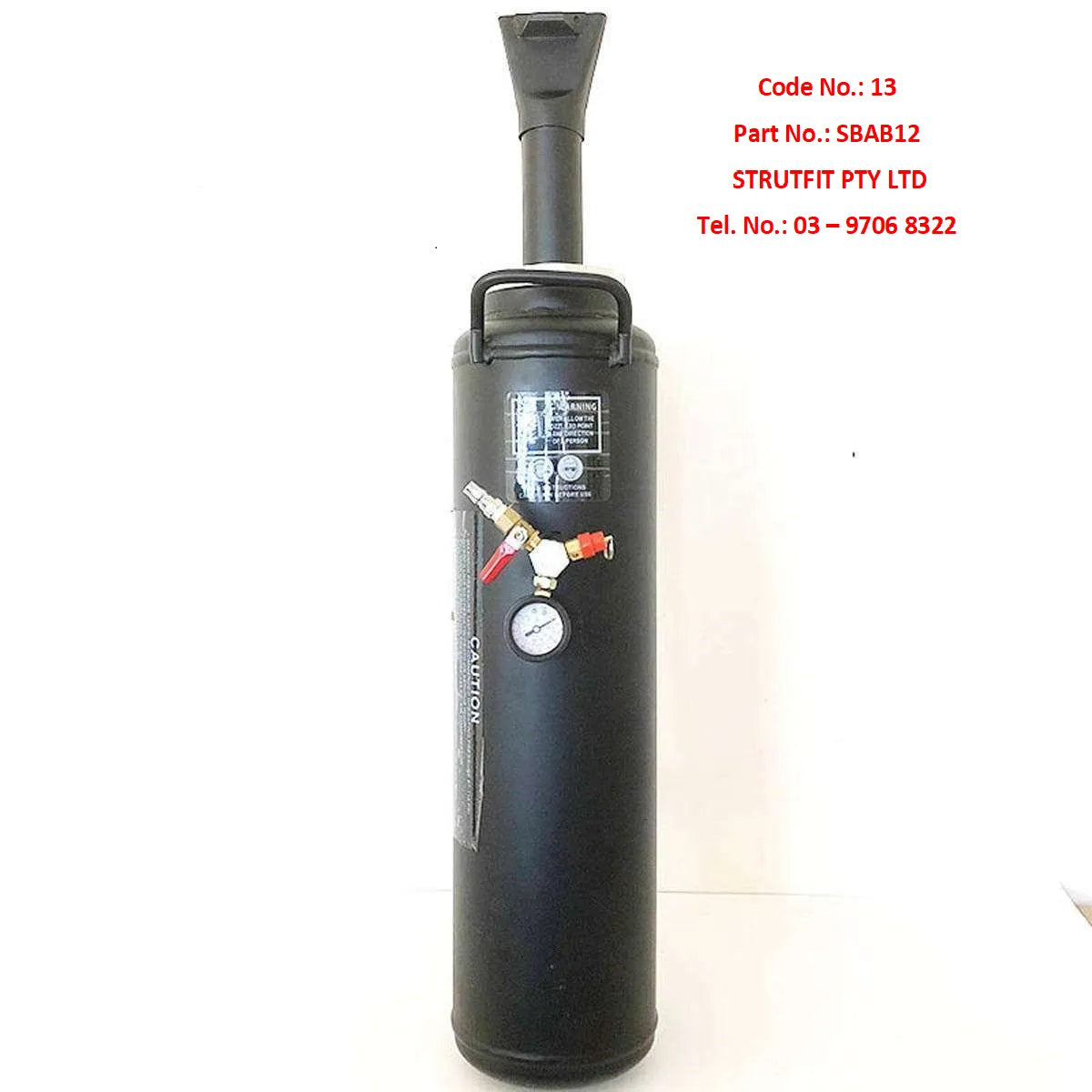 BEAD AIR BLASTER 12 Part No.: SBAB12 Code No.: 13