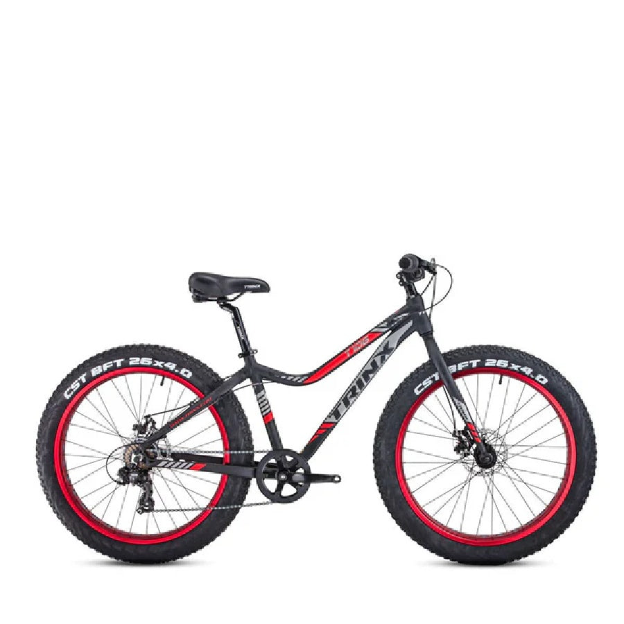TIGER T106 FAT BIKE SHIMANO 7 speed Bicycle in Red Part No.: ST106R C41