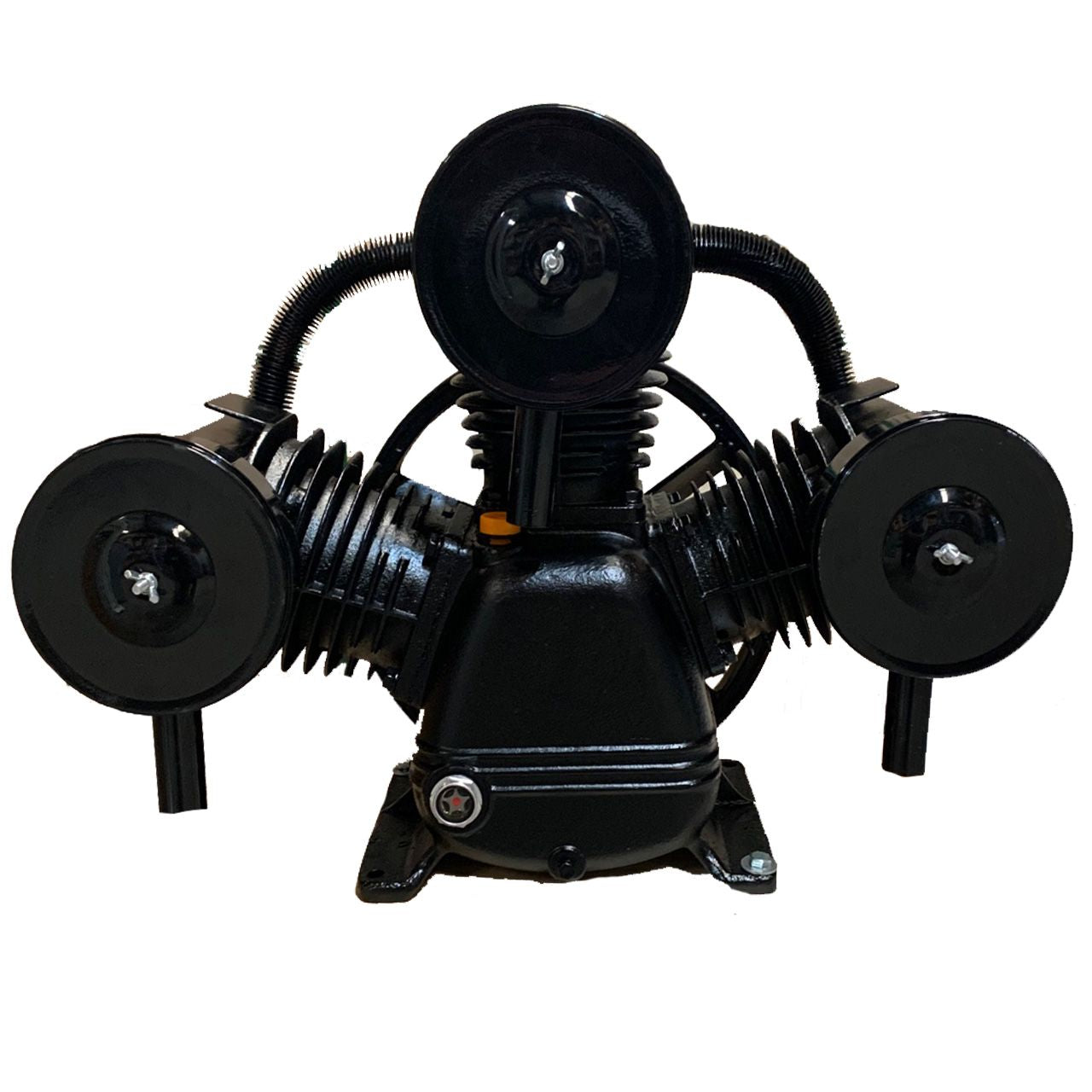 3 cylinder Cast Iron V Type AIR COMPRESSOR PUMP Part No.: ACBPUMP3090 Code 1