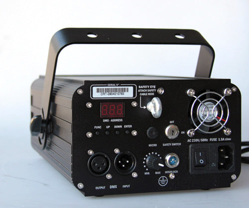 DMX 11 – Channel RGY Laser Disco Light Part No.: SLG06 Code 17