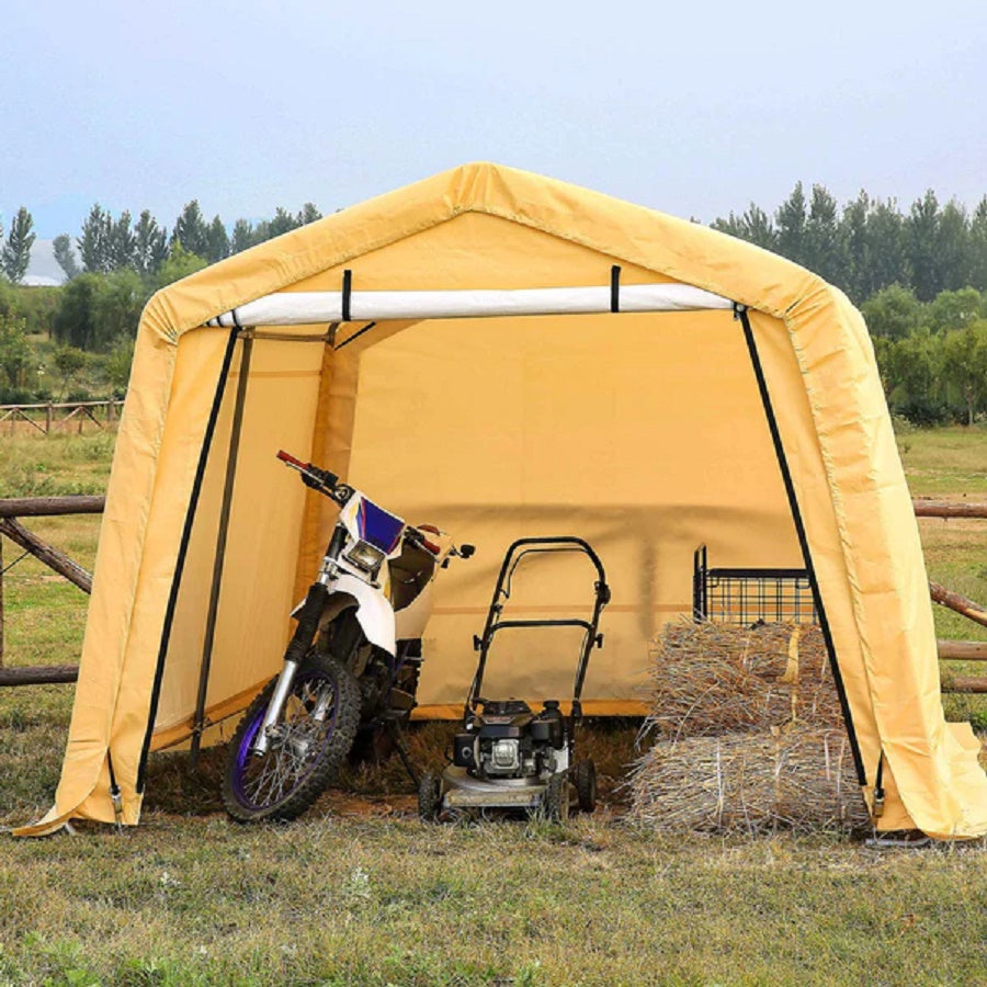 Portable STORAGE GARAGE SHELTER Size 10 x 10 ft Part No. SPSG10 C41