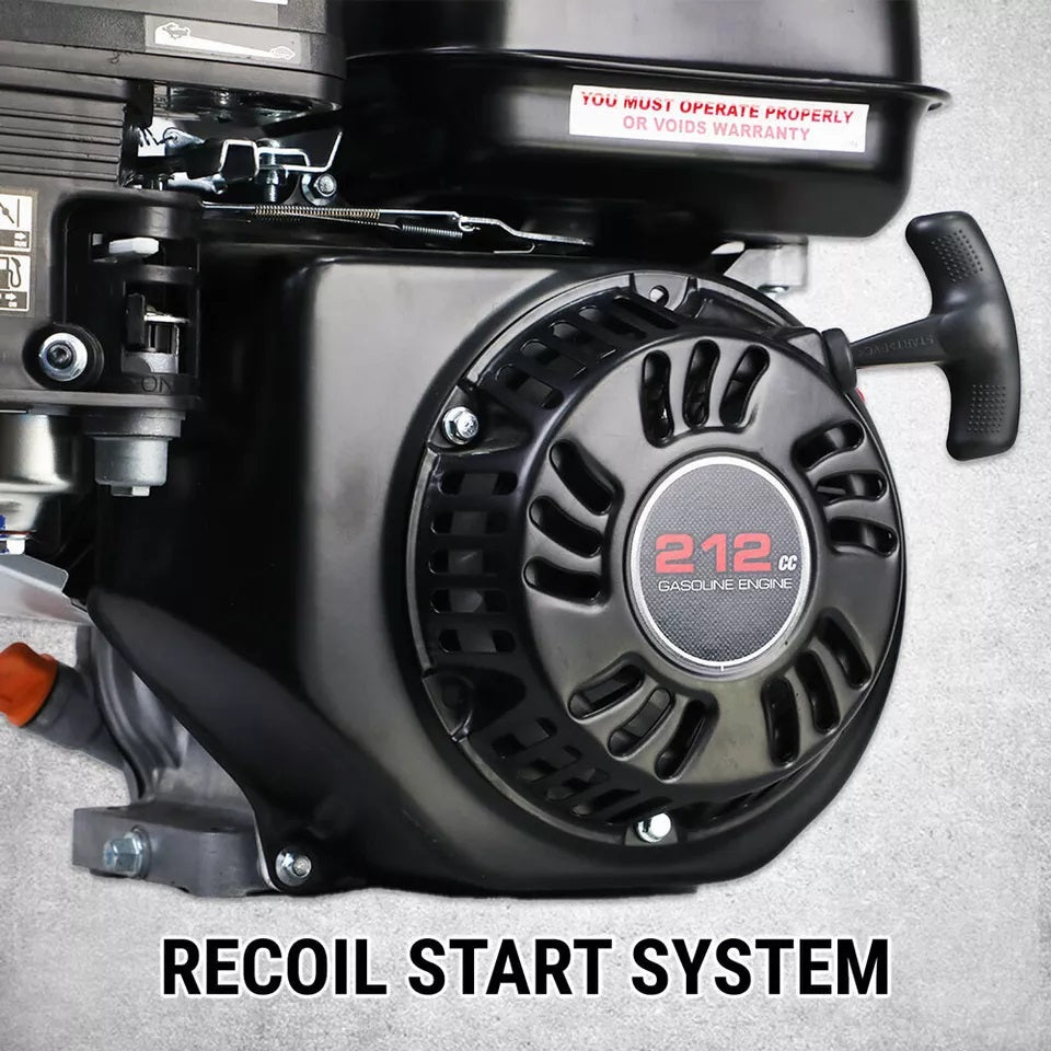 Rato 7HP Petrol Engine 4 Stroke Horiz Shaft Recoil Start OHV Stationary Mot Part No. SRPE7 C26