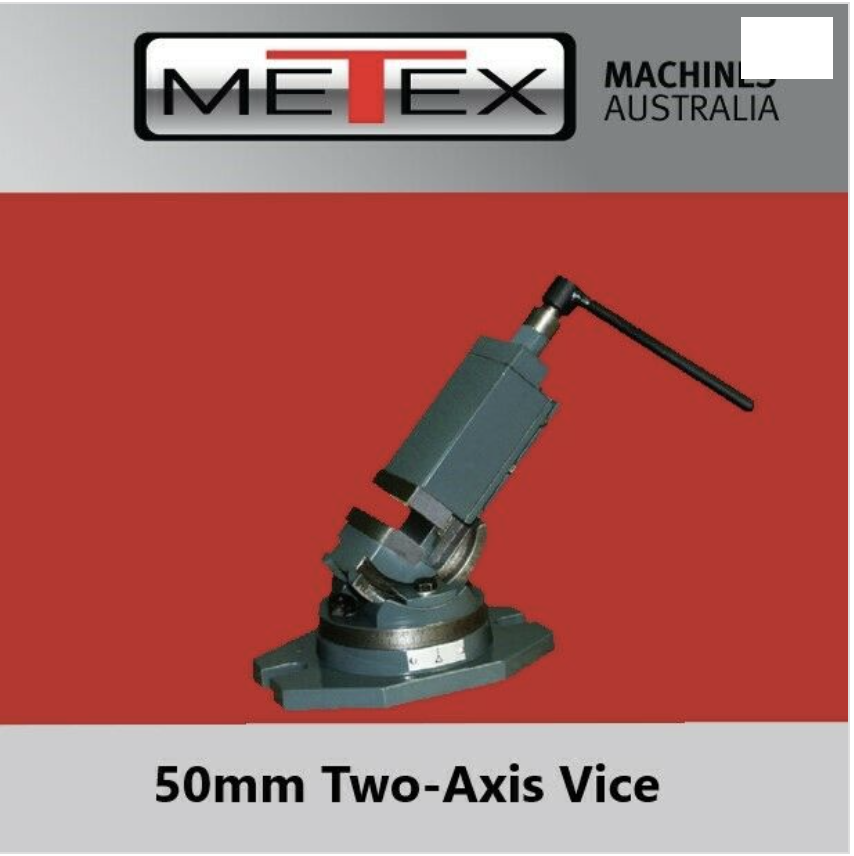 50mm MILLING MACHINE VICE Bi Axis 2 way Swivel Base Part No.: SUMV050 Code No. 4