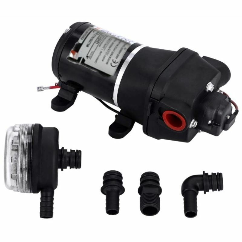 12V Electric Water Pressure Pump 40psi 17L/min Part No.: QWELP40 C1