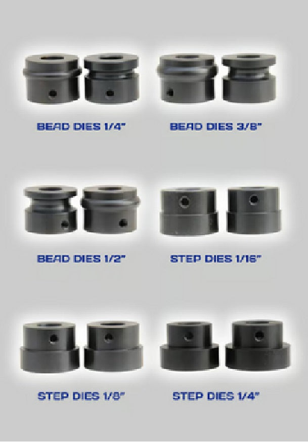 BEAD ROLLER & DIES 1.2mm capacity Part No.: SBR&D C3