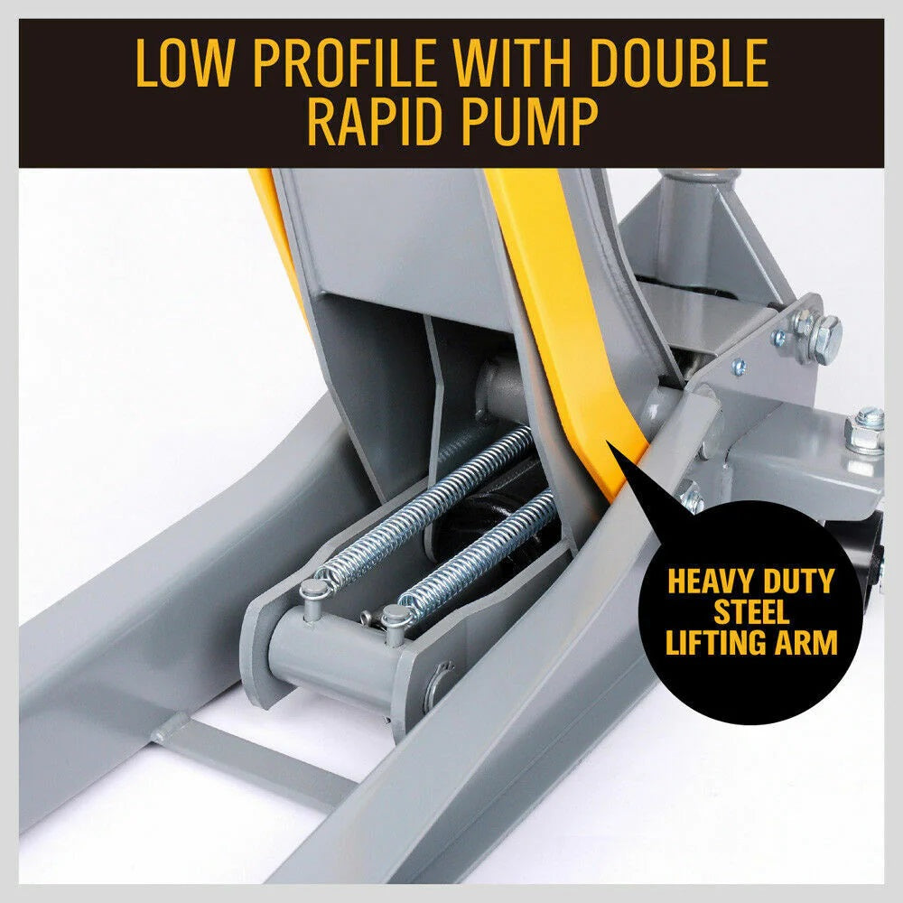 3-T H/D Hyd. Floor Jack – L/Profile Rapid Dual Pump Quick Lift Part No. SJ3T C19