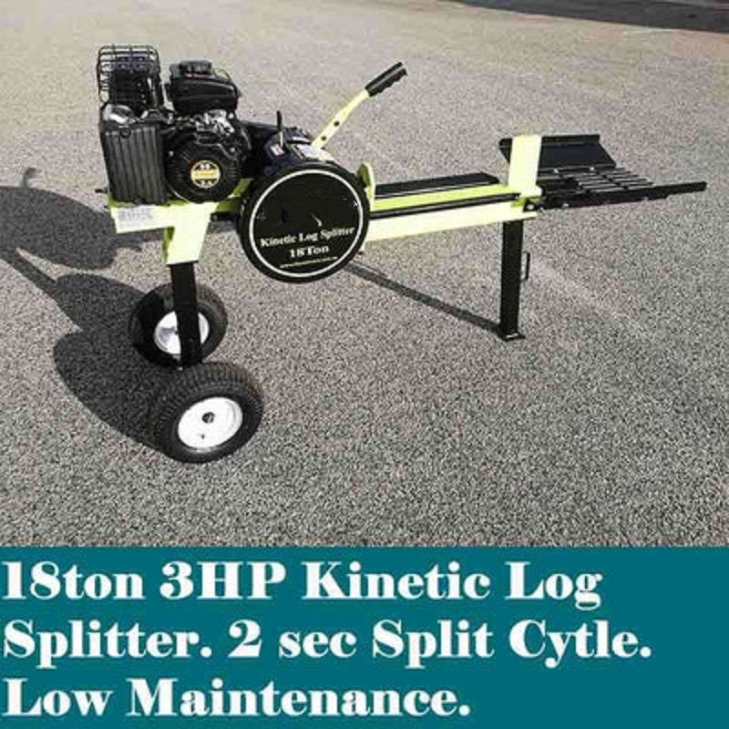 18 ton Kinetic LOG SPLITTER 3HP Petrol Part No.: SPLS18T C35