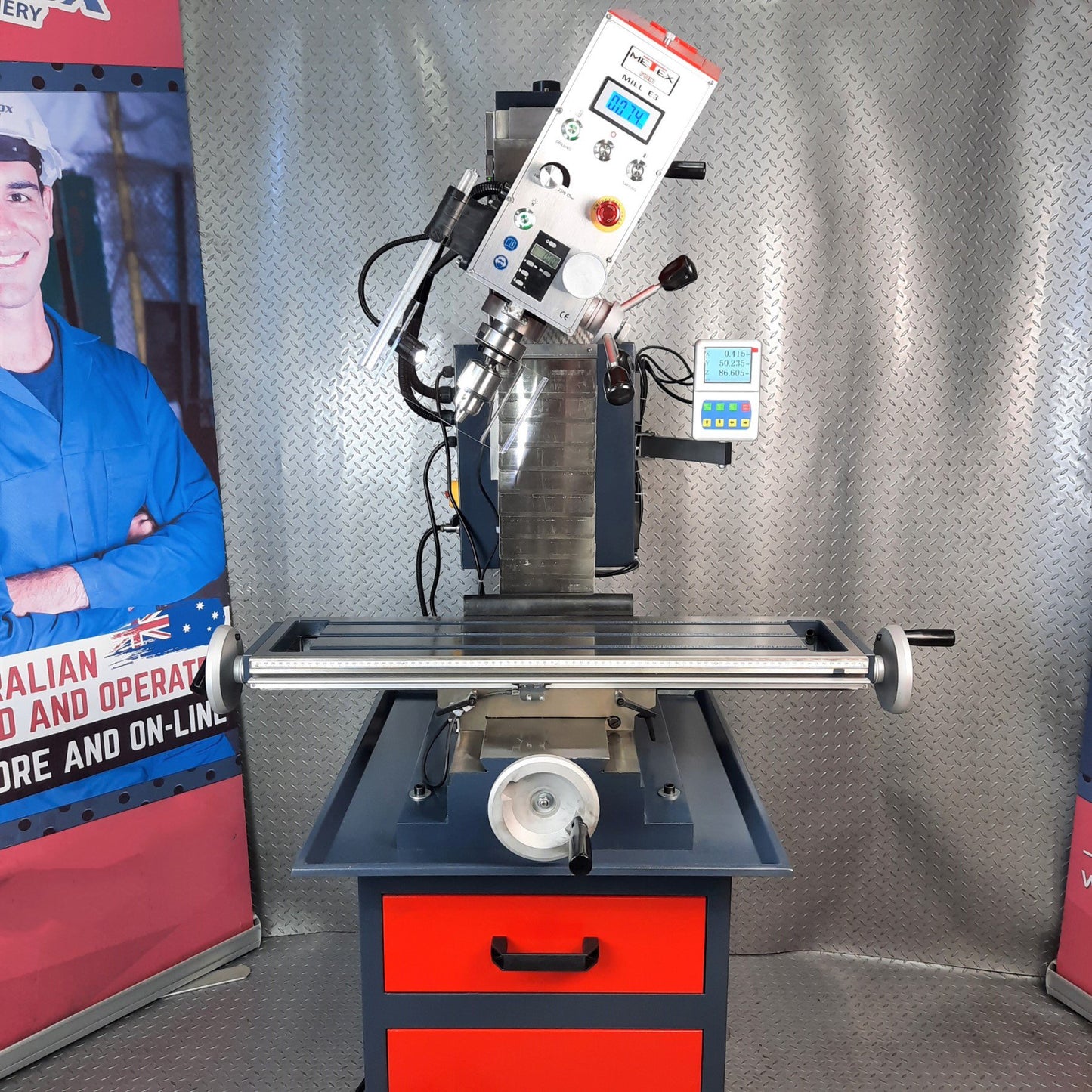 Milling Machine Direct Drive Variable Speed 1500w Motor Part No.: SMILL-E3 C4