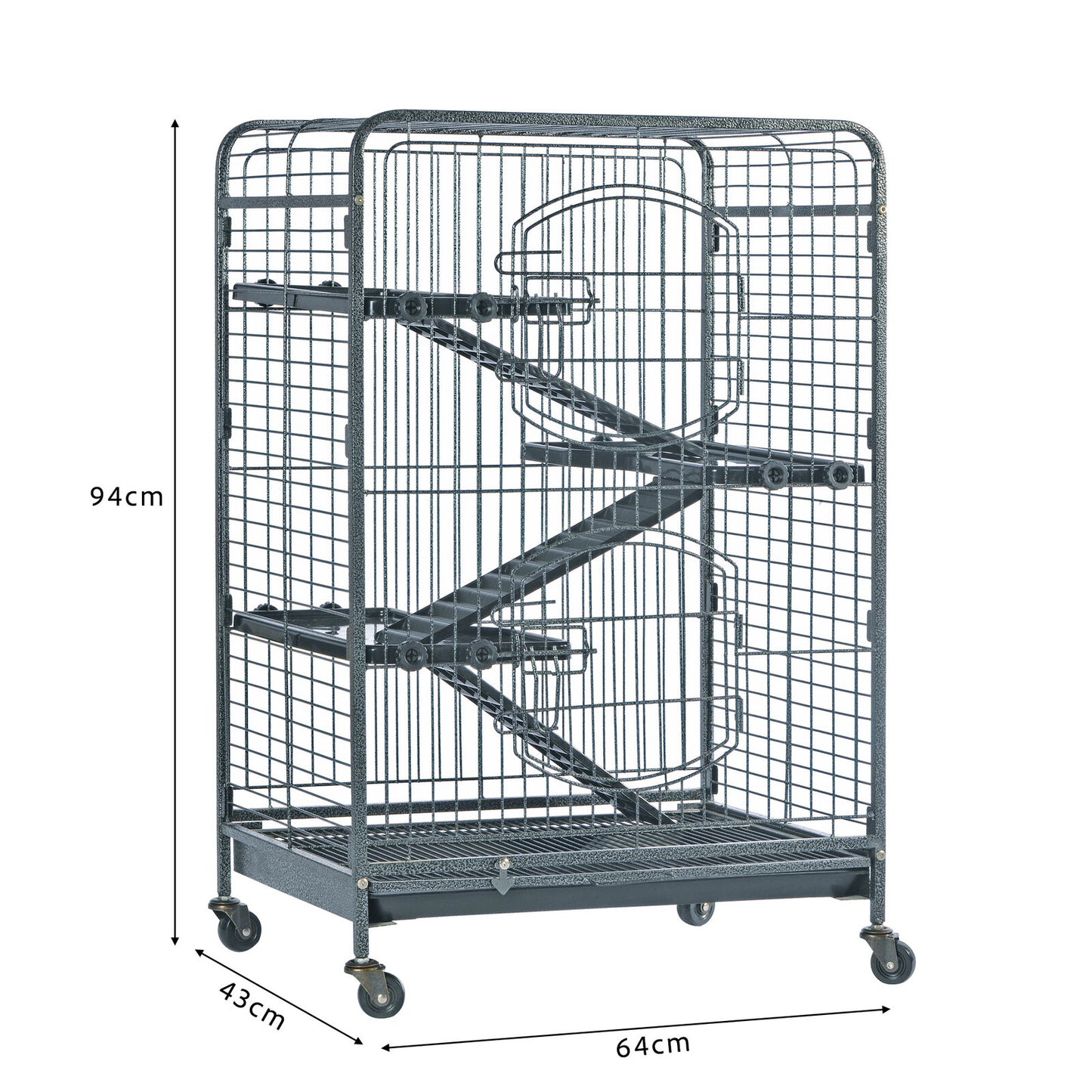 Feisty Ferret Home 4 Level Cage for Ferret /Cat/Guinea Pig/Rabbit Part No.: S61816 C17