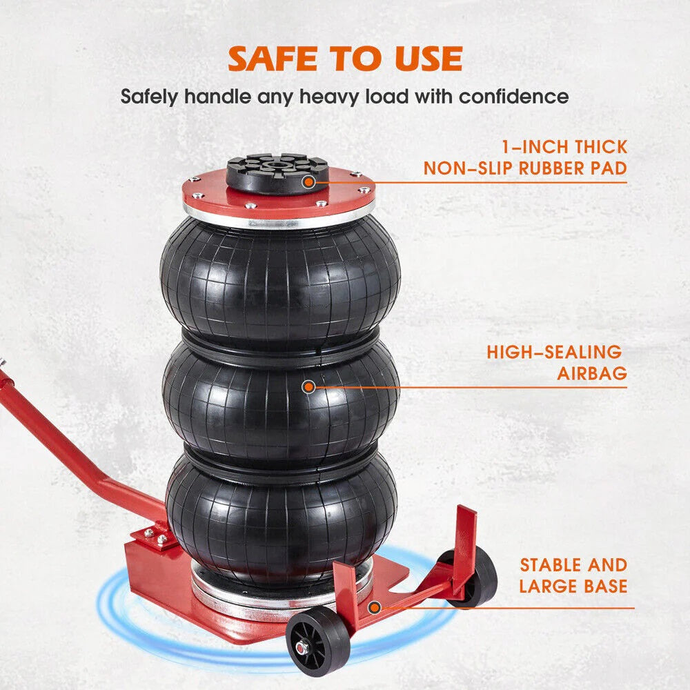 3 T Air Bag Jack – H/Duty 6600 lbs Cap. Part No.: SABJ3 Code 19