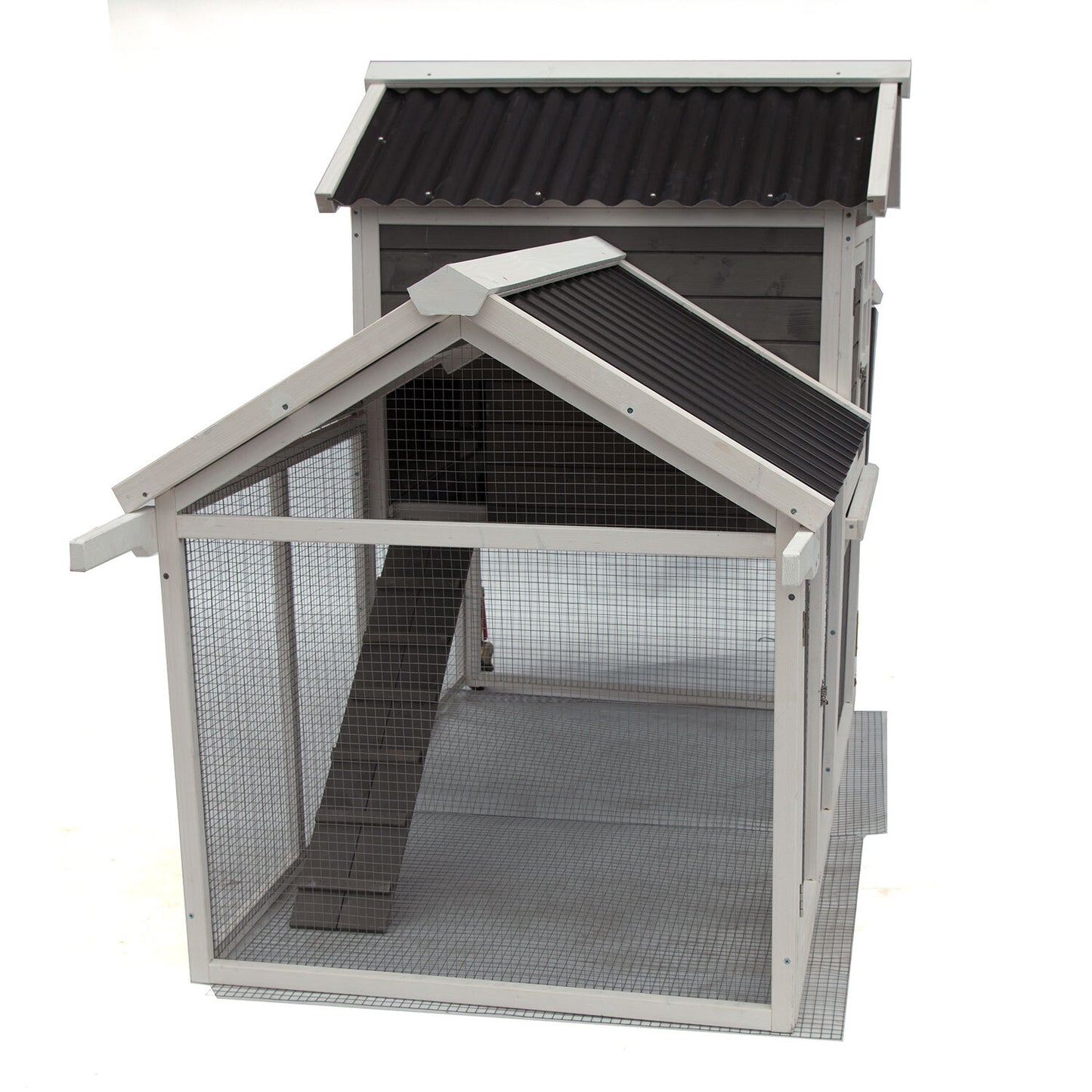 CHICKEN RANCH CHICKEN COOP with Run on Wheel PVC Roof Part No.: SDDP1745 Code 17 & 41