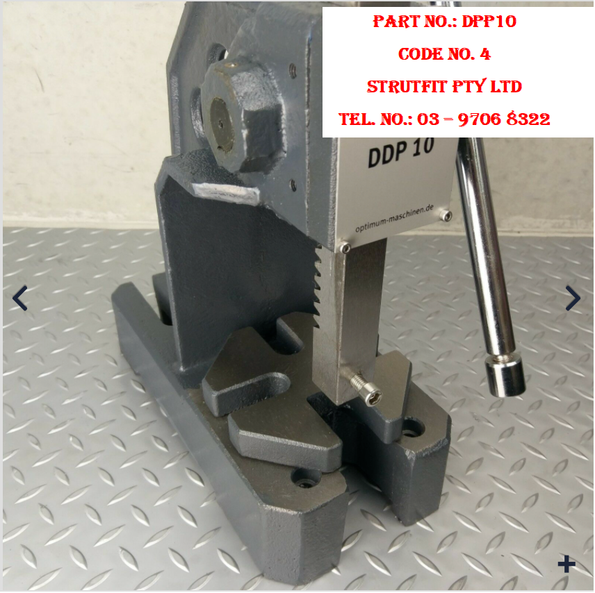 ARBOR PRESS 1 Ton OPTIMUM Precision w bore hole Bearing Riveting Staking Punch Part No : DDP10