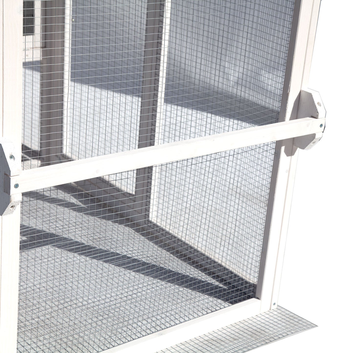 CHICKEN COOP with Run on Wheel PVC Roof Part No.: SDDP1927 Code No. 17