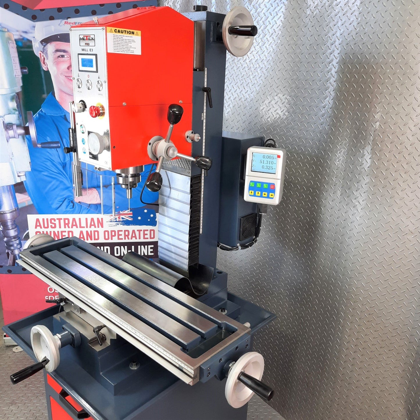 Milling Machine Direct Drive Variable Speed 1500w Motor Part No.: SMILL-E3 C4