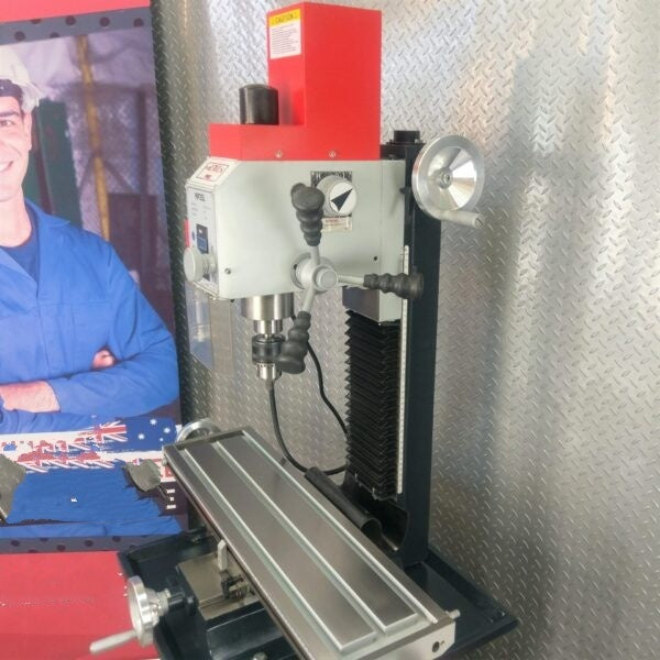 MILLING MACHINE WITH TAPPING PEDAL METEX PRO 1.1kw Part No : MP25LPRO Code 4