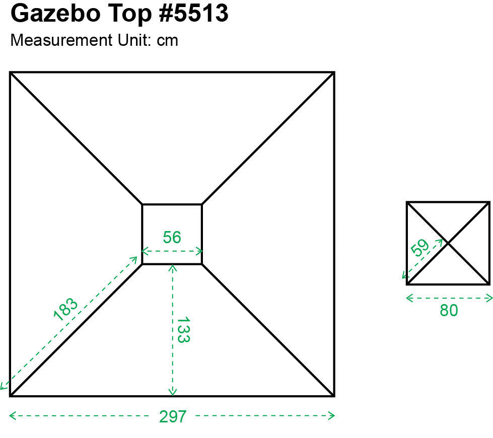 GAZEBO/PERGOLA MARQUEE – 3x3m Steel Frame Sunshade Patio Furniture Part No.: GAZ3x3 Code No. 26