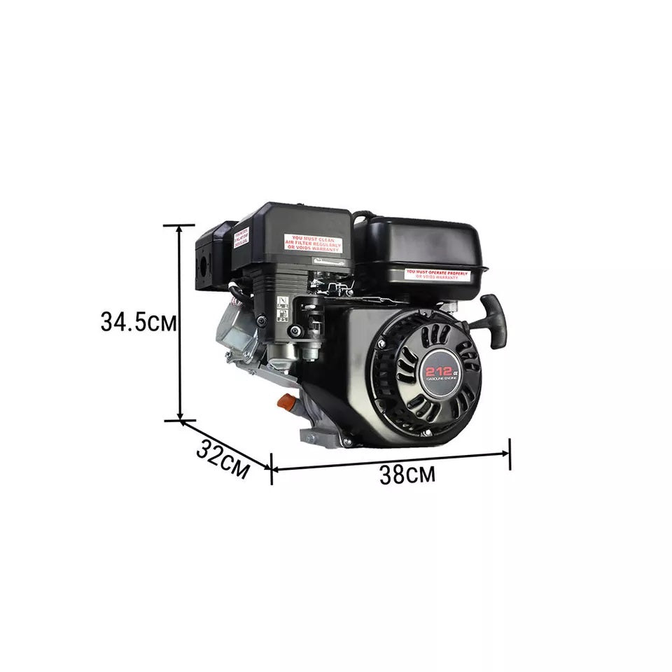Rato 7HP Petrol Engine 4 Stroke Horiz Shaft Recoil Start OHV Stationary Mot Part No. SRPE7 C26