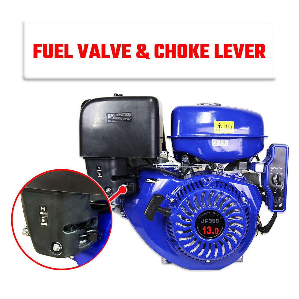 13HP OHV Petrol Engine Stationary Motor Hori. Shaft Electric Start Part No.: SPE13 C26