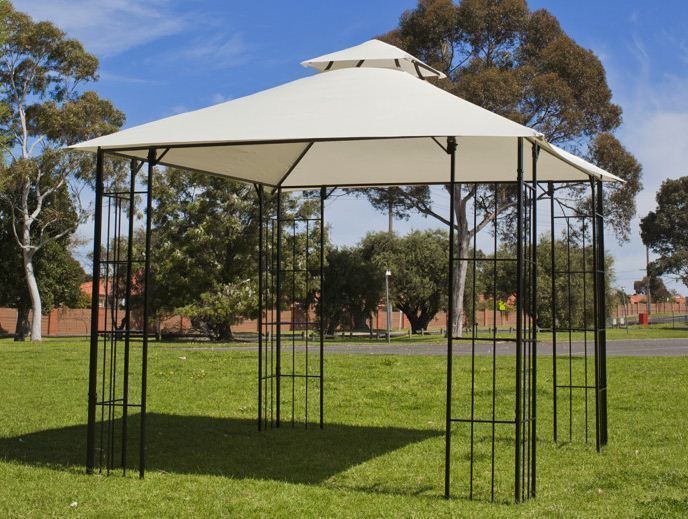 GAZEBO/PERGOLA MARQUEE – 3x3m Steel Frame Sunshade Patio Furniture Part No.: GAZ3x3 Code No. 26