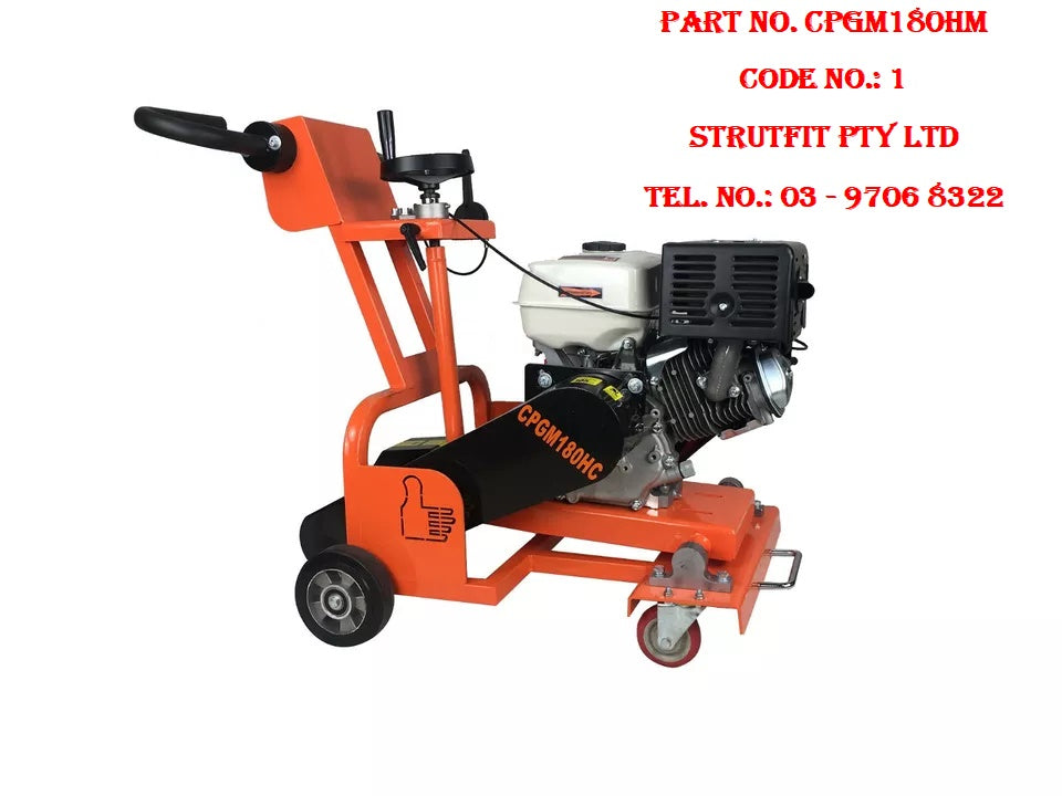 CONCRETE GROOVING MACHINE 13hp Millers Fall engine Part No.: CPGM180HC Code No. 1