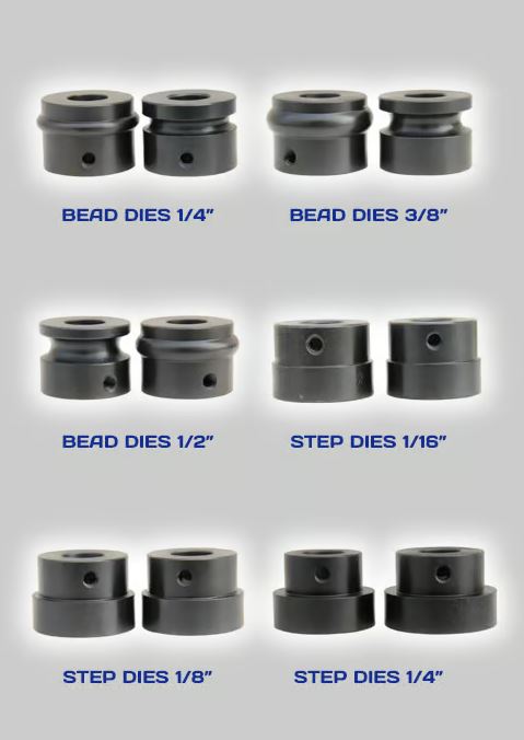 WIDE BEAD ROLLER & DIES capacity Part No.: SWBR&D C3