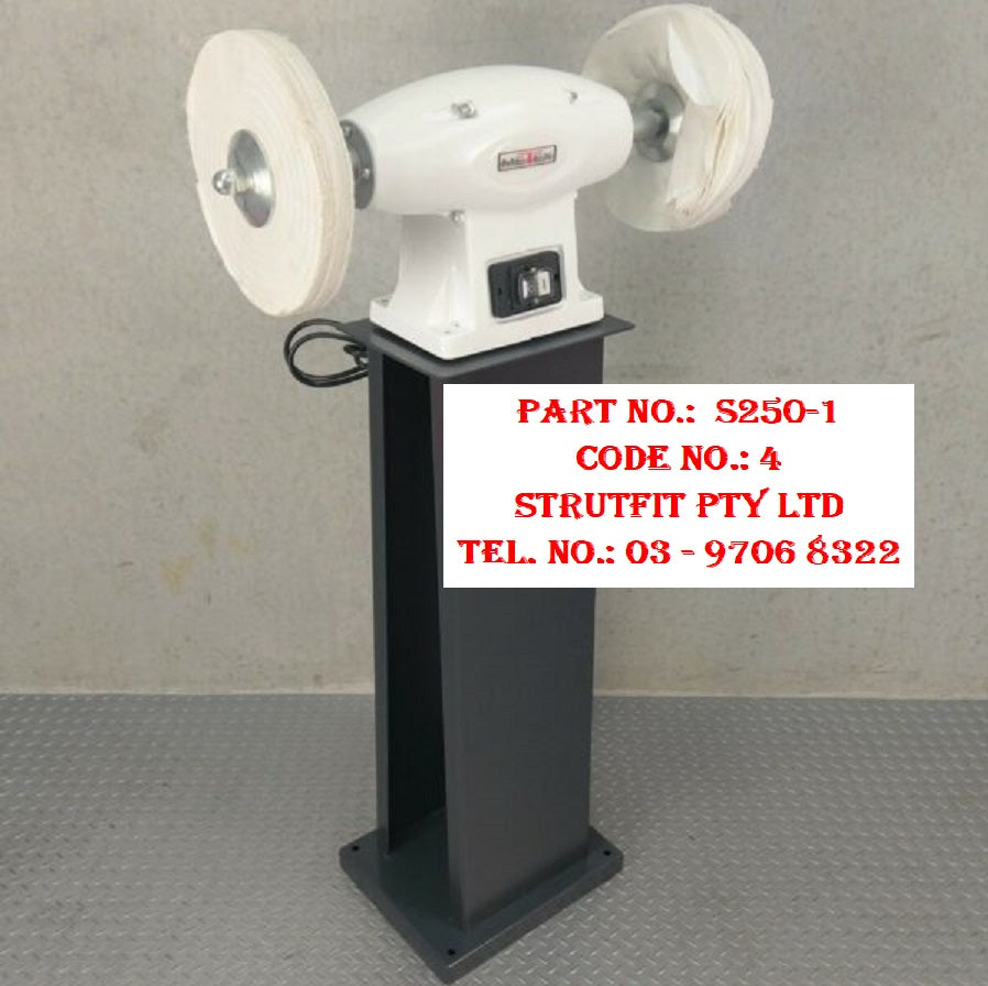 POLISHER BUFFER with Stand METEX 250mm Ind. Machine Part No.: S250-1 Code No. 4