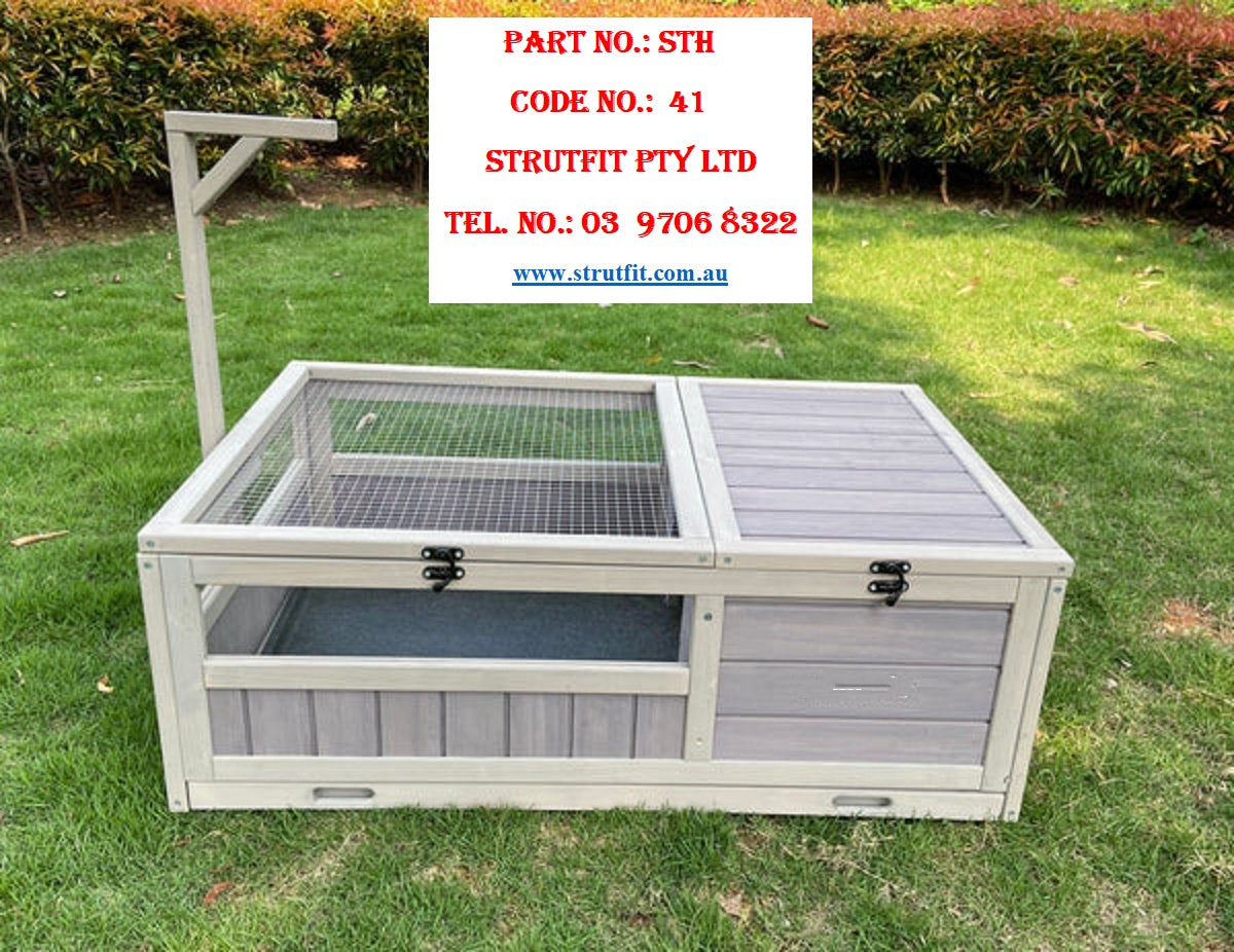 Wooden Tortoise House Large Tortoise Part No.: STH Upgraded Weatherproof Code 41