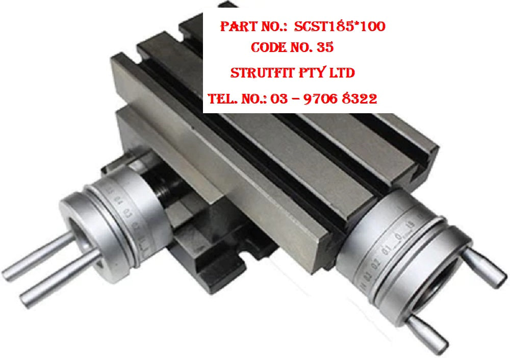 CROSS SLIDE TABLE Compound Table 185*100mm Part No.: SCST185*100 C35