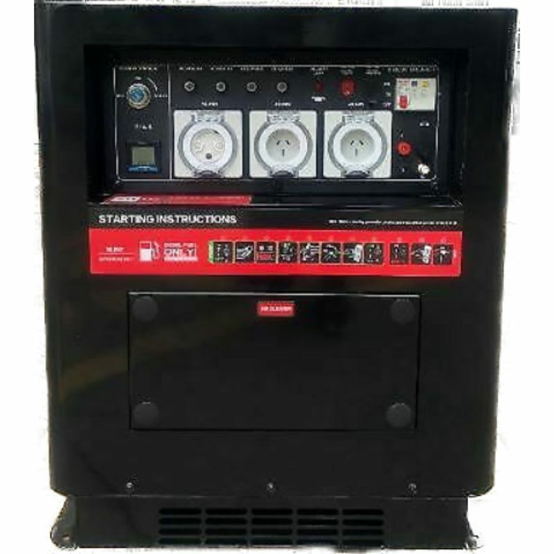GENERATOR - 11kW,13.75kVa Silenced Diesel 870cc Electric Start part: GSD13000Q