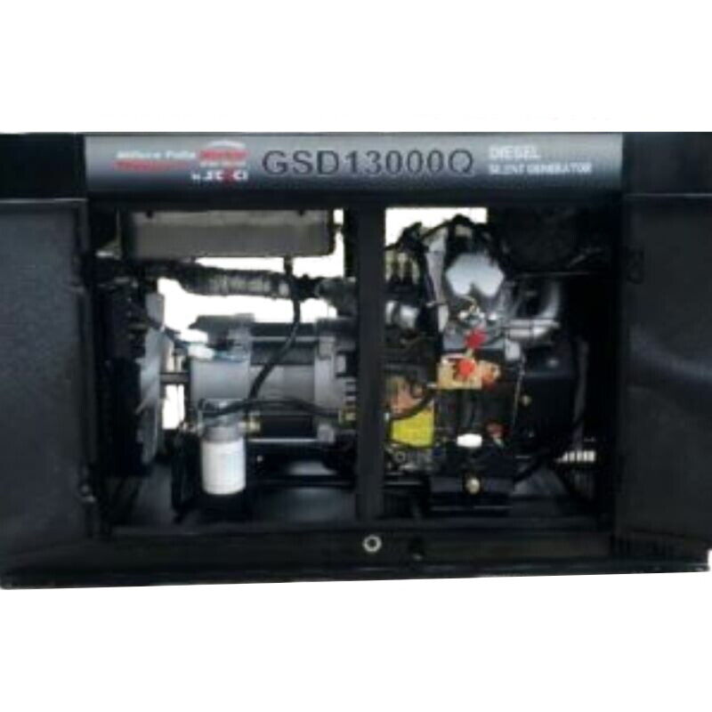 GENERATOR - 11kW,13.75kVa Silenced Diesel 870cc Electric Start part: GSD13000Q