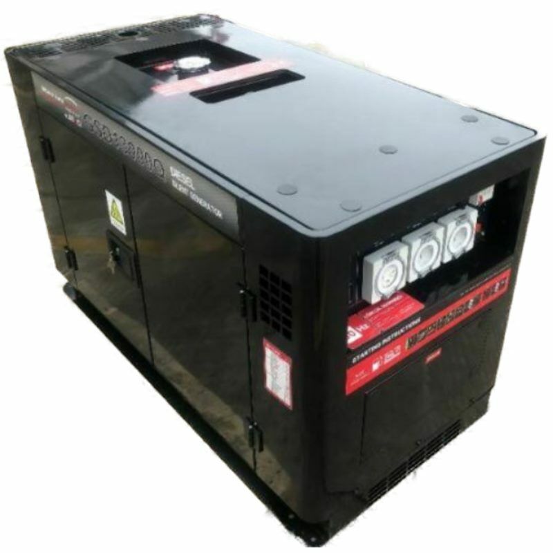 GENERATOR - 11kW,13.75kVa Silenced Diesel 870cc Electric Start part: GSD13000Q