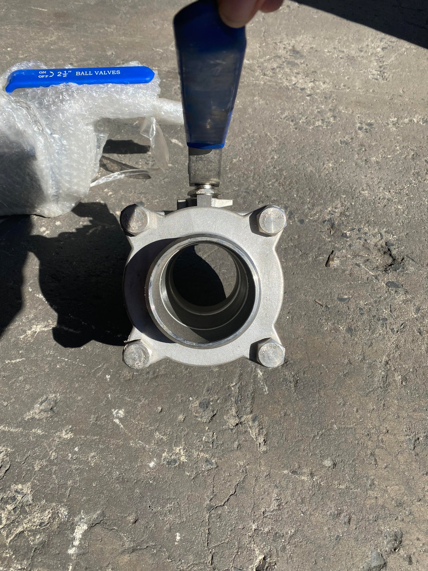 Stainless Steel Full Bore 2 Way Ball Valve 2" PART no: 2BALVAV Code 6