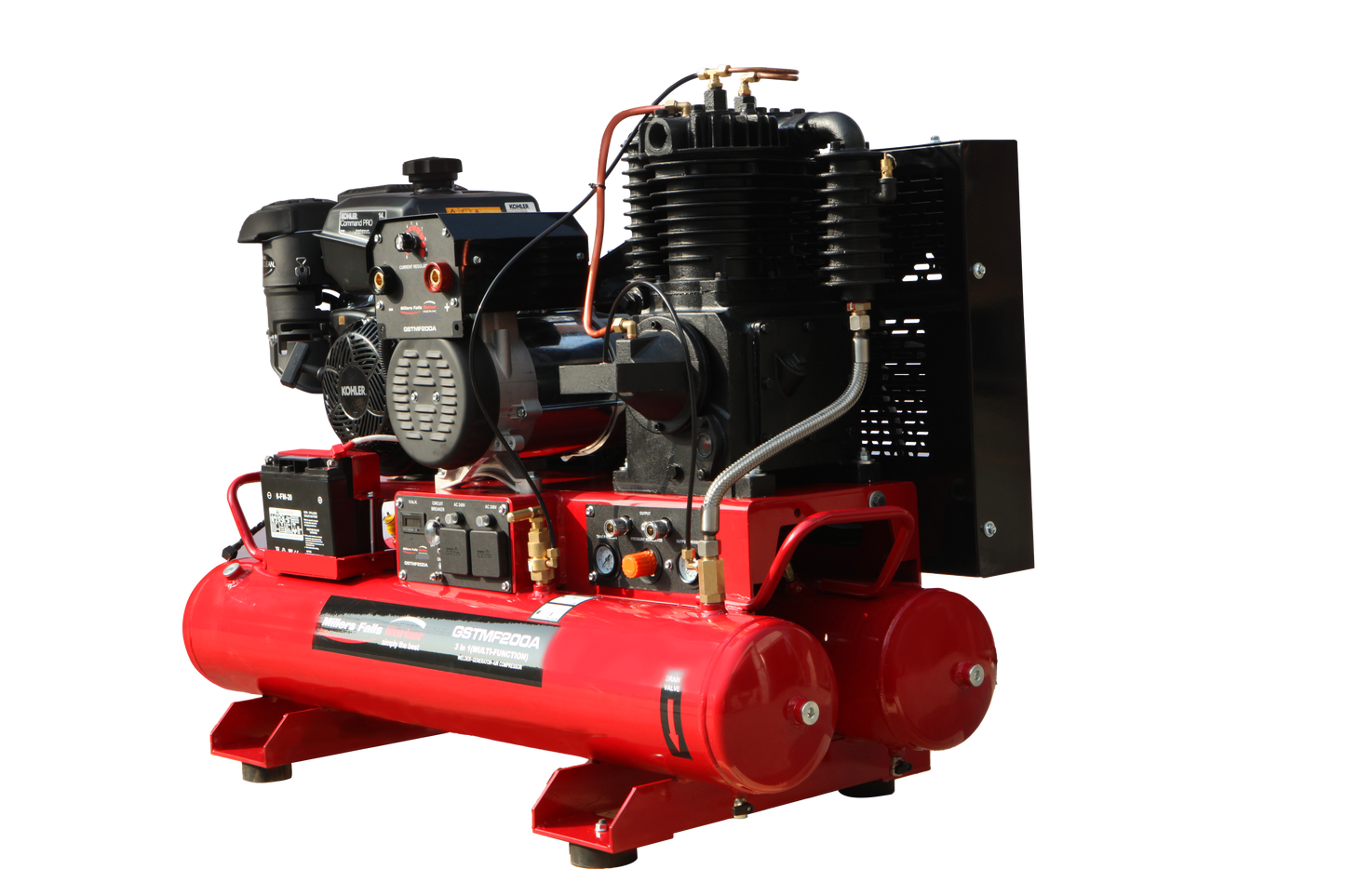 WELDER/GENERATOR/AIR COMPRESSOR Petrol Multi-function Part No.: GSTMF200A Code 1
