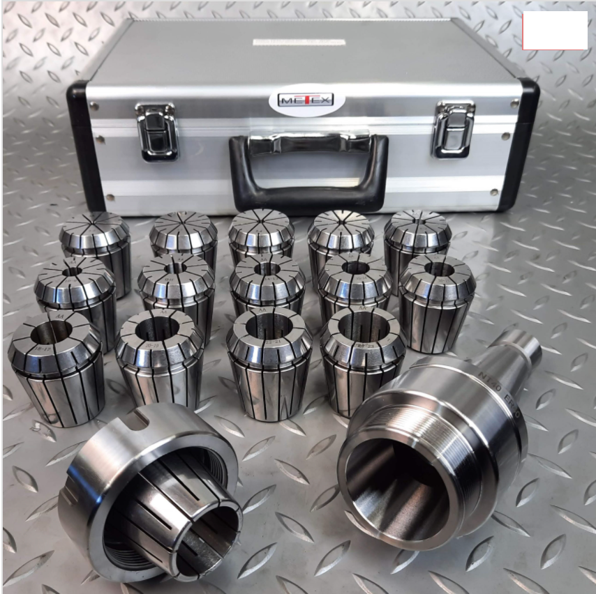 ER40 Collet Set & N40 ISO40 Chuck Holder METEX Part No.: ER40-NT40 Code No. 4