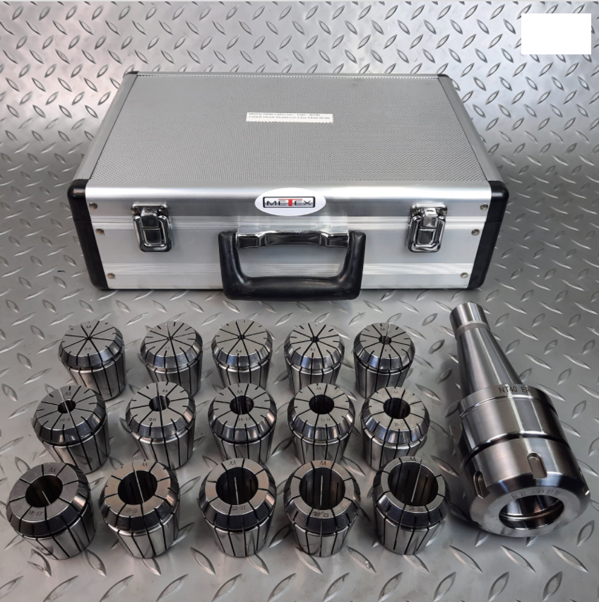 ER40 Collet Set & N40 ISO40 Chuck Holder METEX Part No.: ER40-NT40 Code No. 4
