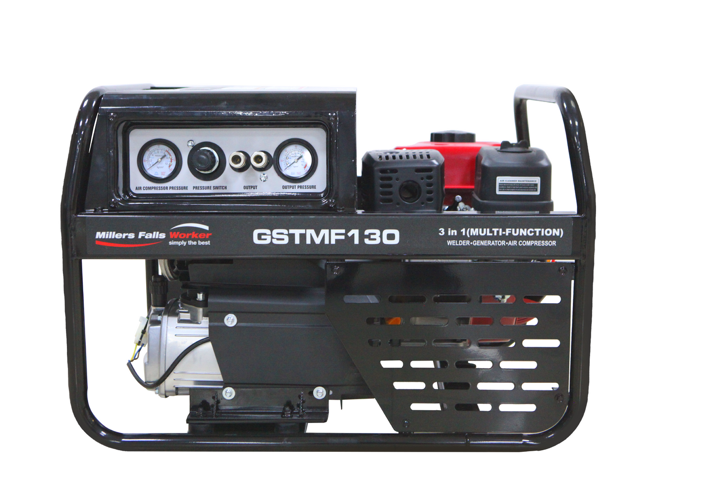 WELDER/GENERATOR/AIR COMPRESSOR Multi-function 3 in 1 Part No.: GSTMF130 Code 1