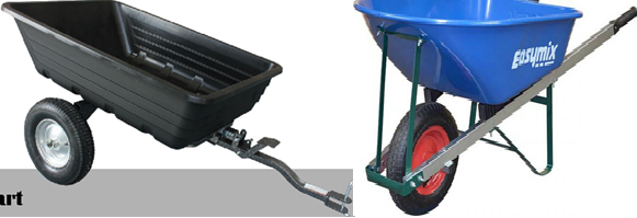 WHEELBARROW / DUMP CART / TRAILER