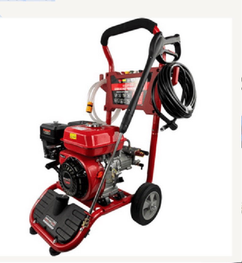 6.5HP PRESSURE WASHER Part No.: PW3500A Code No.: 1