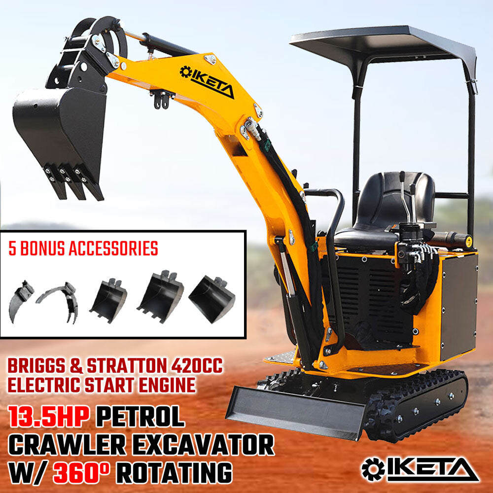 Crawler Excavator Mini Backhoe W/ Briggs & Stratton Engine Part No.: SCEMB Code 26