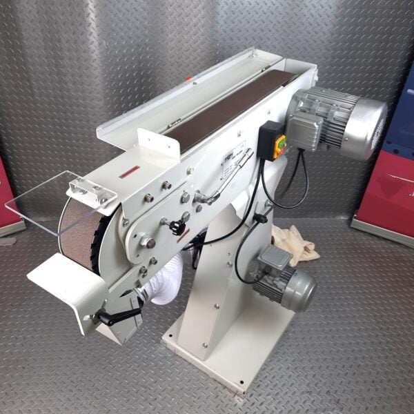 BELT LINISHER GRINDER SANDER with Dust Ext. 3000w 4HP Motor for Metal Timber Part No. SWBG75 Code No. 4