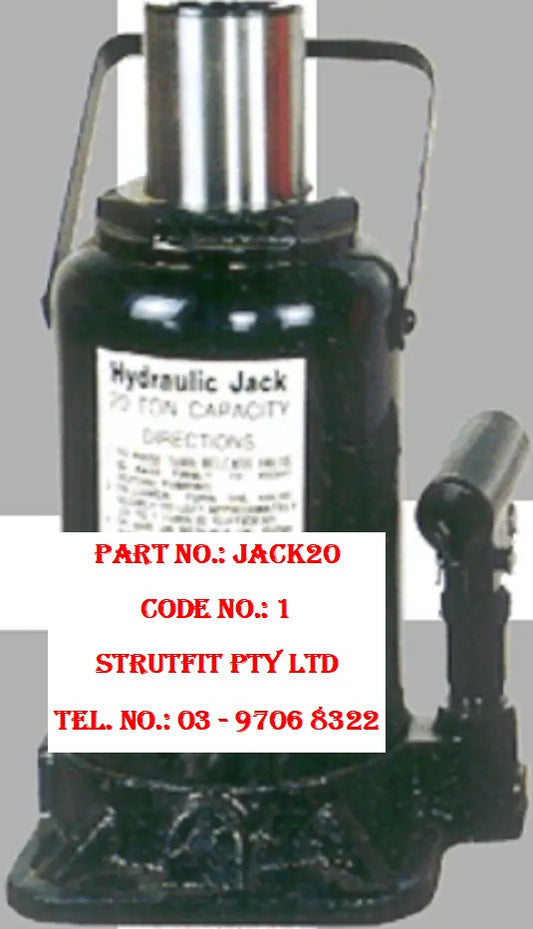 BOTTLE JACK 20,000 kgs Part No.: JACK20 Code 1