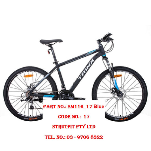 BIKE – Mountain Bike 17 inch Gear 21-Speed Part No.: SM116_17_Blue Code No. 17