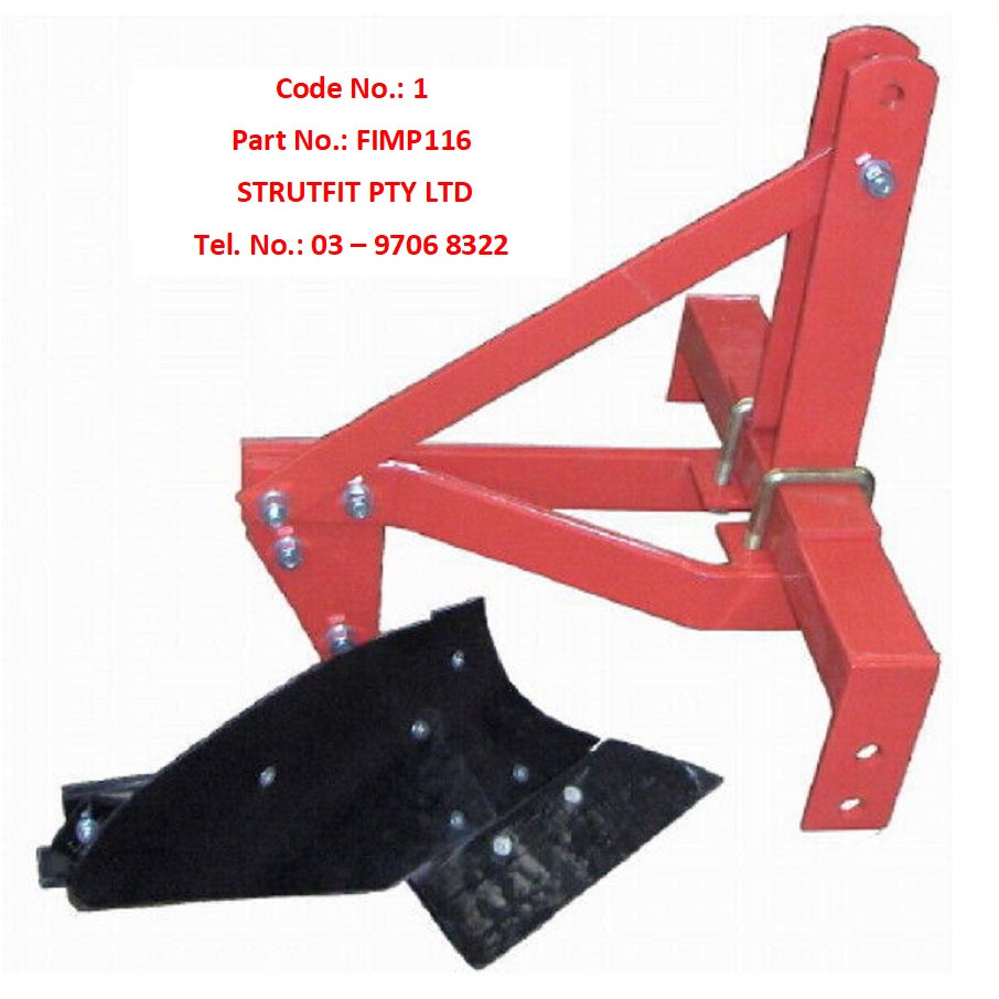 MOULDBOARD PLOUGH Single Furrow Part No.: FIMP116 Code 1