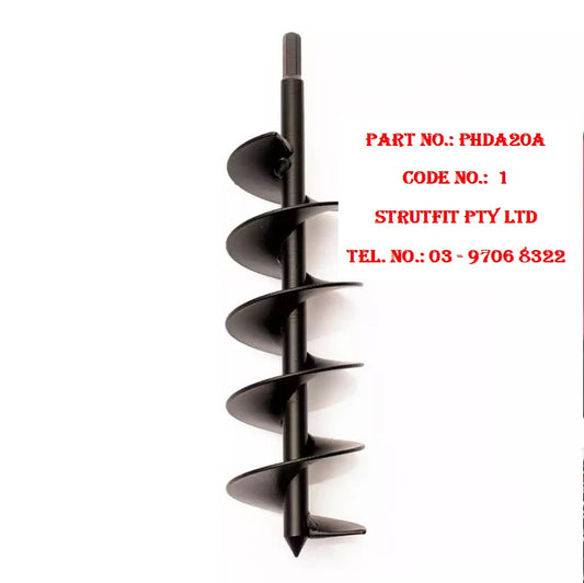 AUGER – 500*600mm diameter Part No.: PHDA20A suits PHD45 & 75 Code No. 1