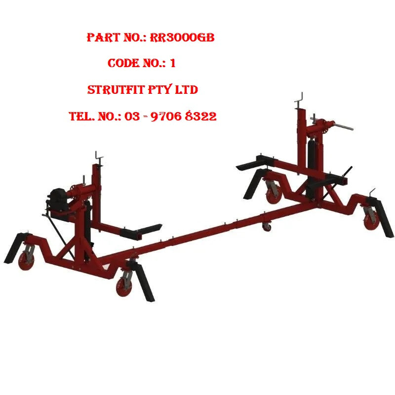 ROTISSERIE 1360 kgs Gear Driven Part No.: RR3000GB Code 1